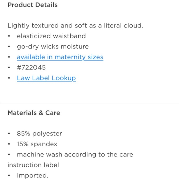 Brand new Old Navy High Rise Cloud+ 7/8 Ankle Leggings, XL - Picture 7 of 15